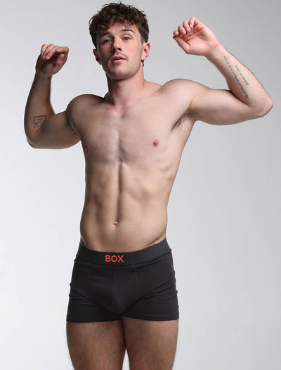 Colour Pop Boxers - Black & Orange