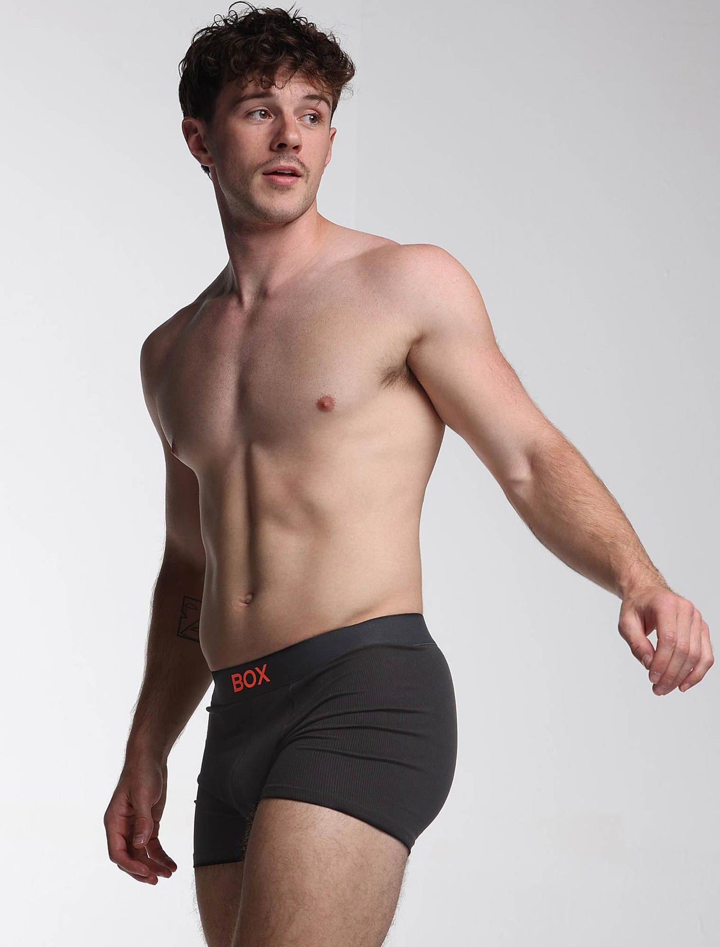 Colour Pop Boxers - Black & Orange