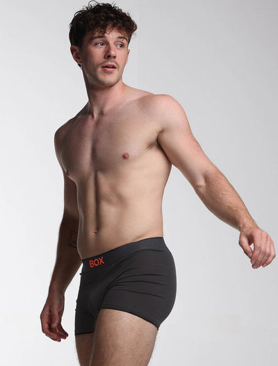 Colour Pop Boxers - Black & Orange