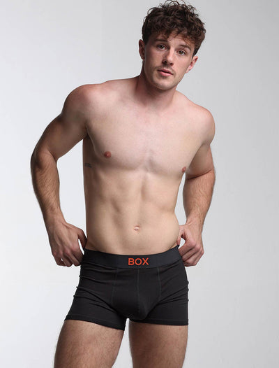 Colour Pop Boxers - Black & Orange