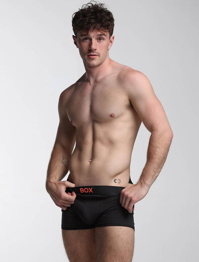 Colour Pop Boxers - Black & Orange