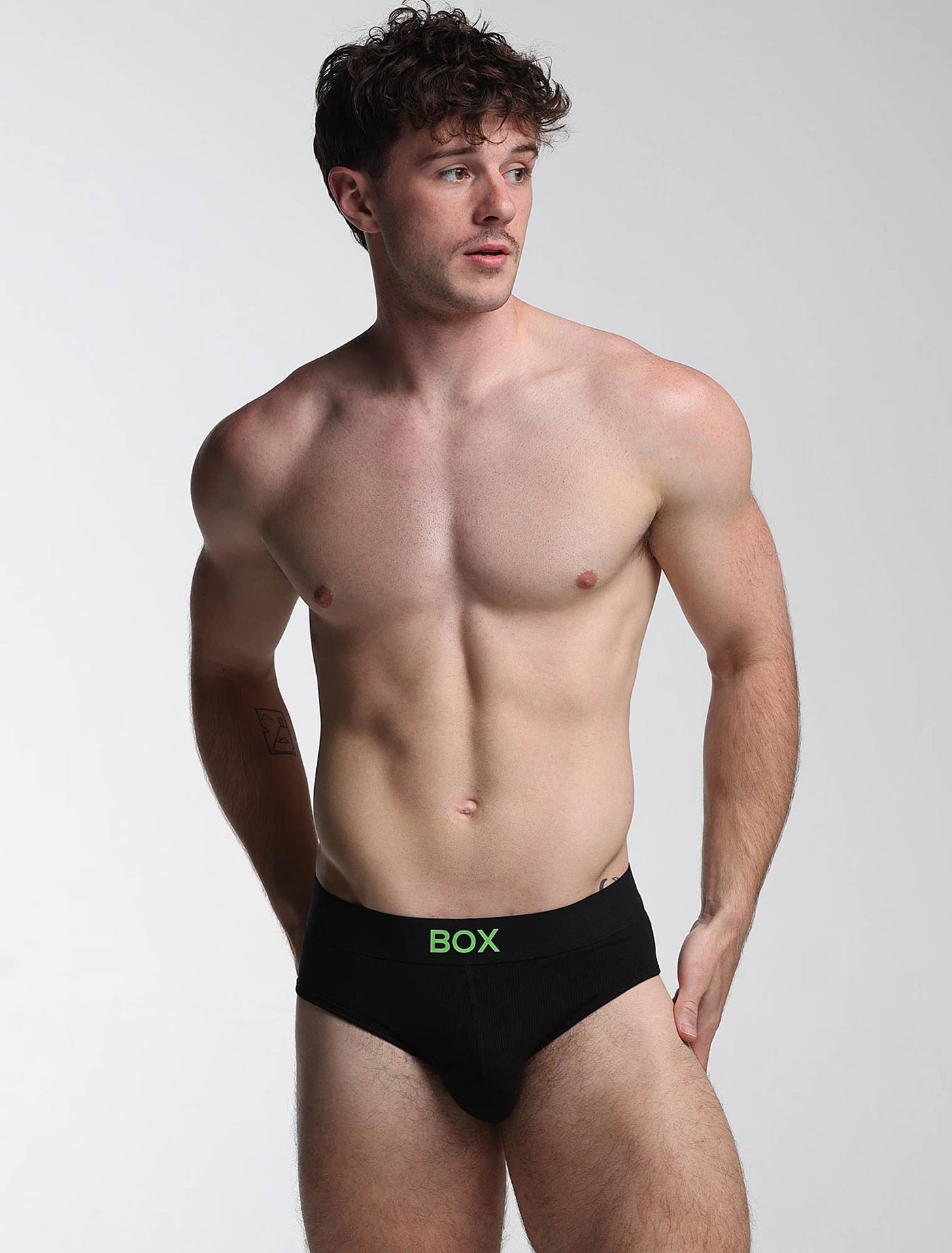Colour Pop Briefs - Black & Green
