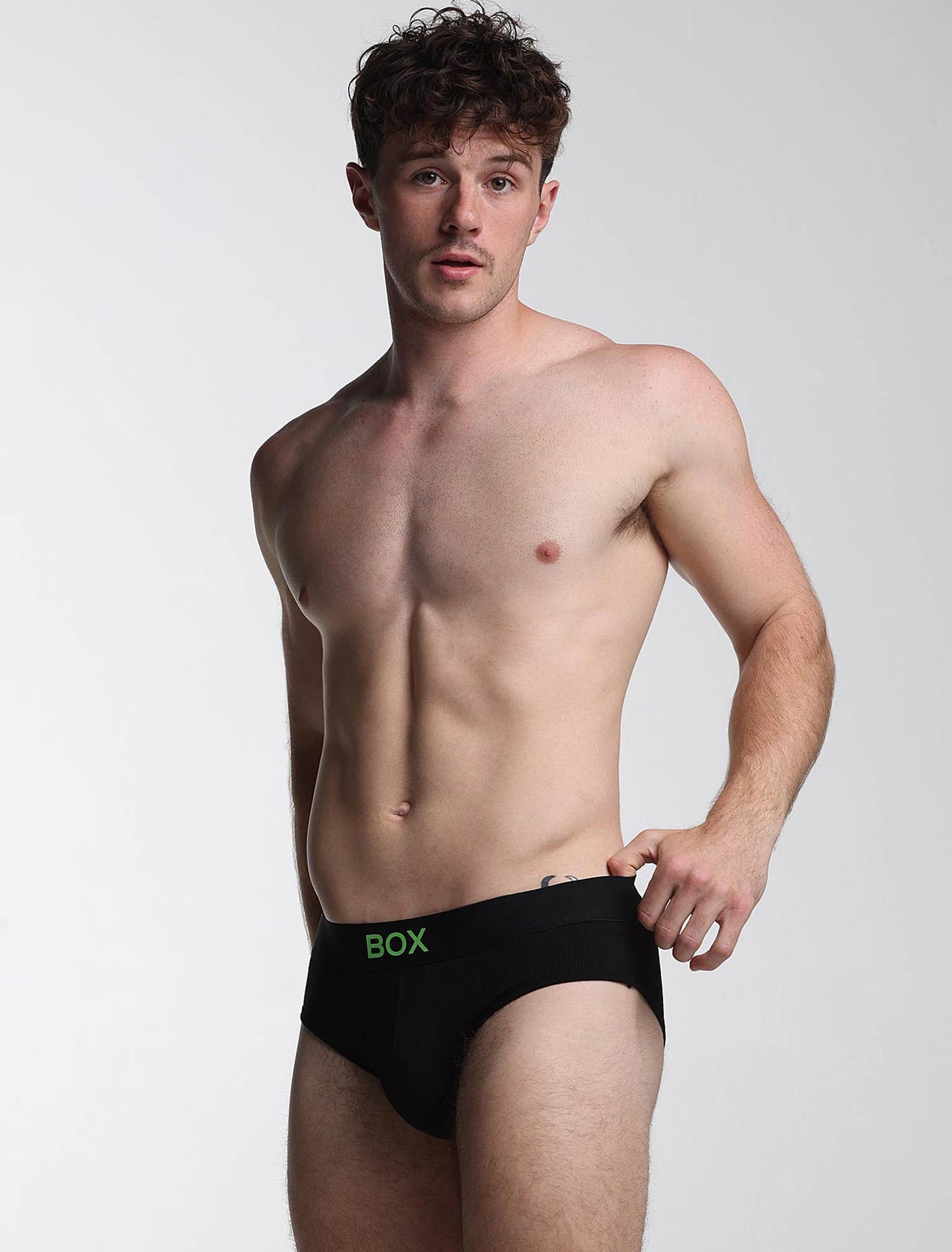 Colour Pop Briefs - Black & Green