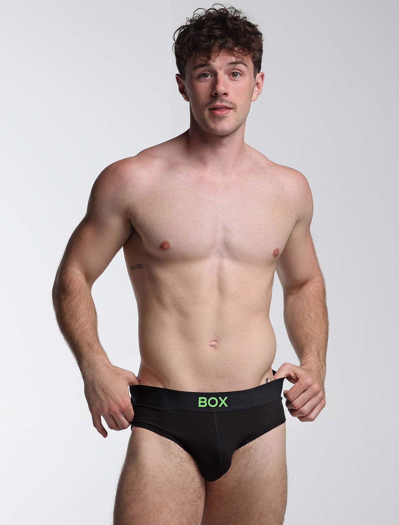 Colour Pop Briefs - Black & Green