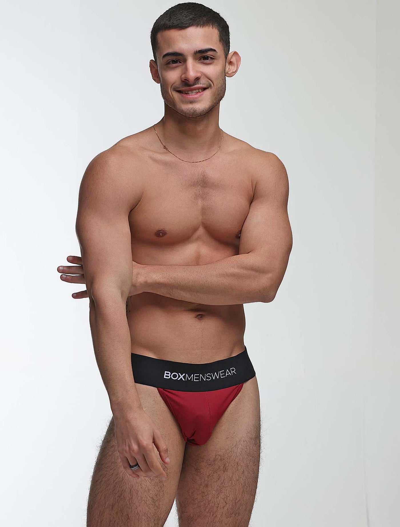 Deep Support Jockstrap - Burgundy
