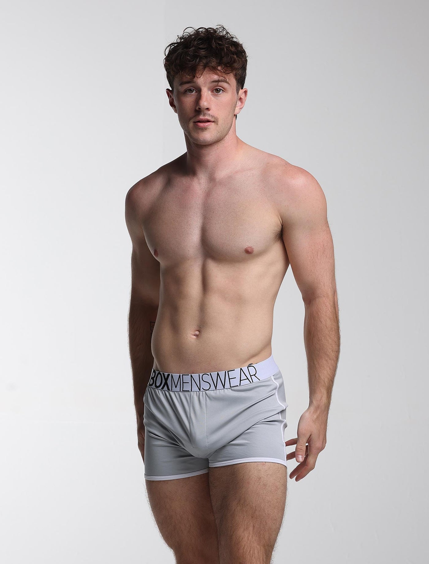 Mens Sports Loose Fit Boxers - Greyscale - boxmenswear - {{variant_title}}