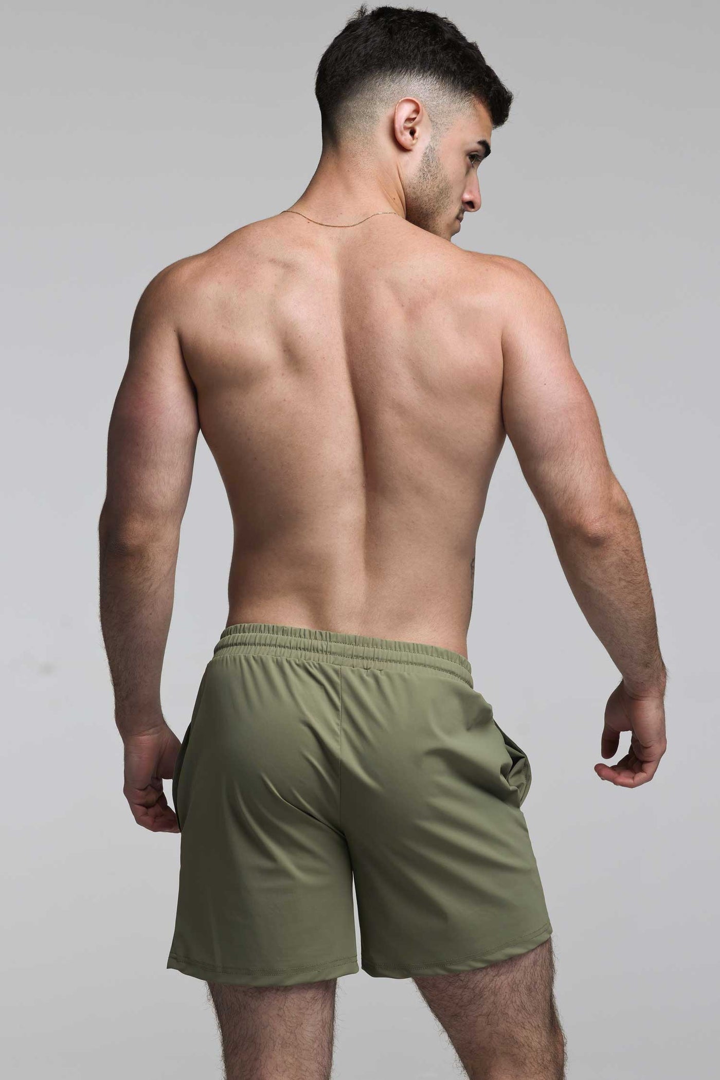 "The Fit" Sports Shorts - Combat Green