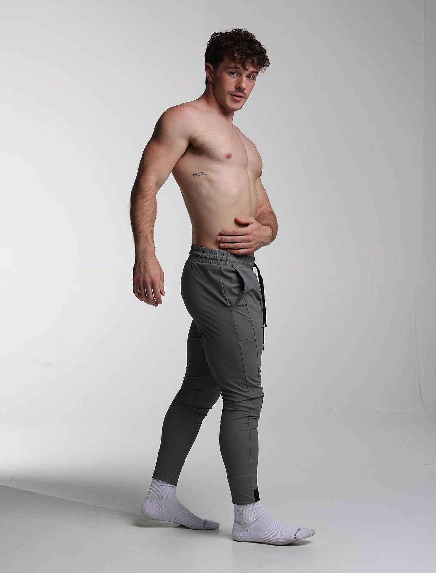V2 Active Panelled Joggers - Slate Grey