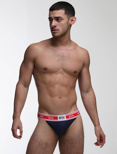 '90s Knit Jockstrap - Dallas Navy