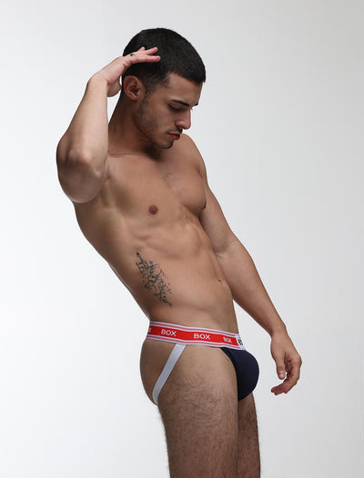 '90s Knit Jockstrap - Dallas Navy
