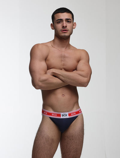 '90s Knit Jockstrap - Dallas Navy