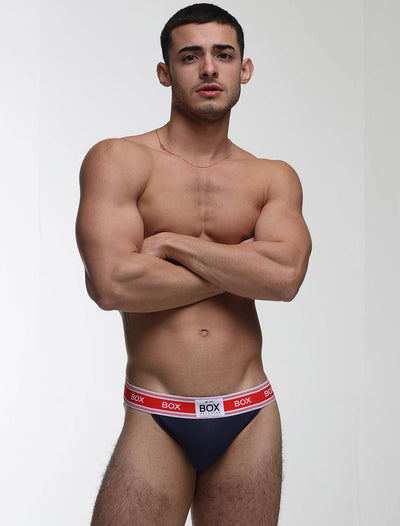 '90s Knit Jockstrap - Dallas Navy