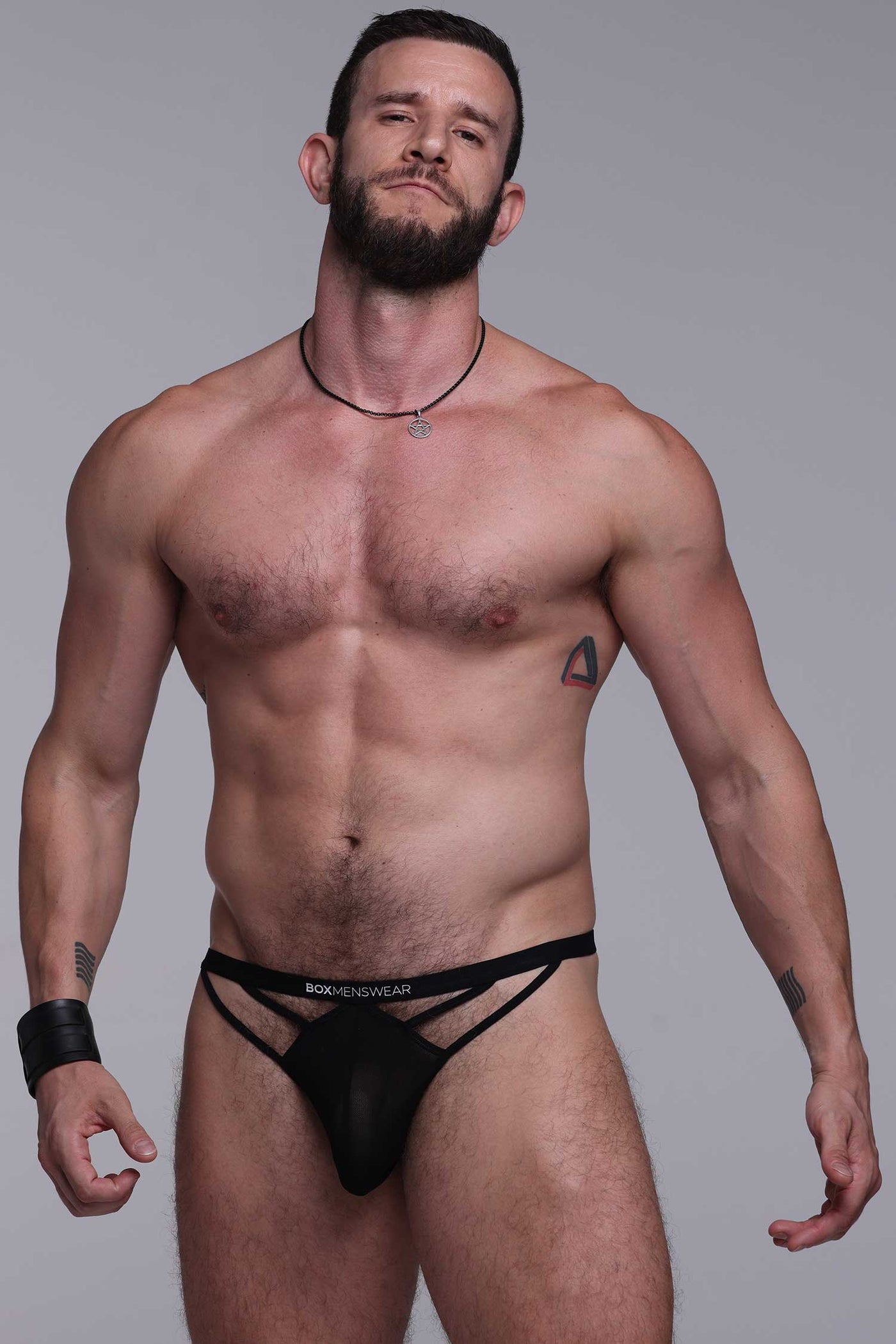 Tri-Lock G-String: Black