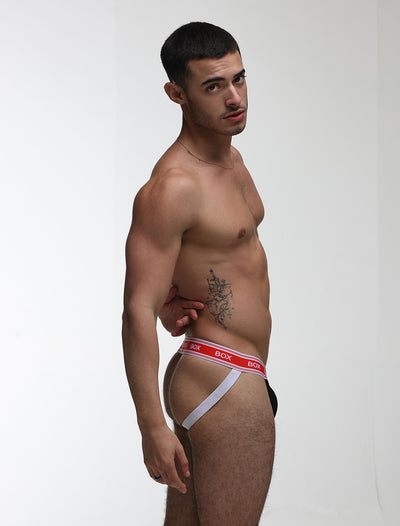 '90s Knit Jockstrap - Jaguar Black