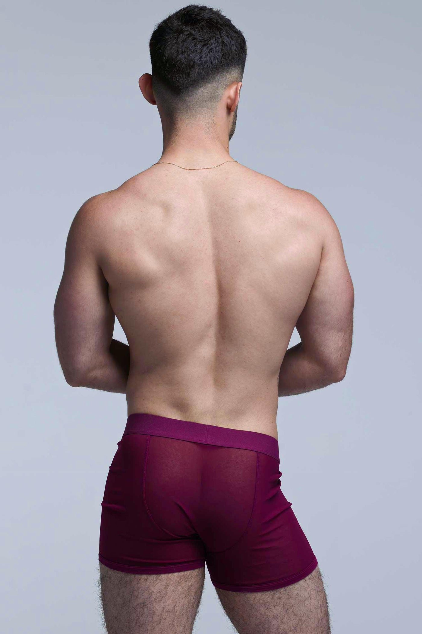 All Over Mesh Boxers - Cherry Crush