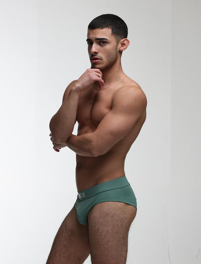 Glide Briefs - Celestial Green
