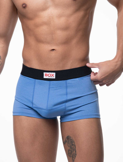 Marl Moment Boxers - Platinum Blue