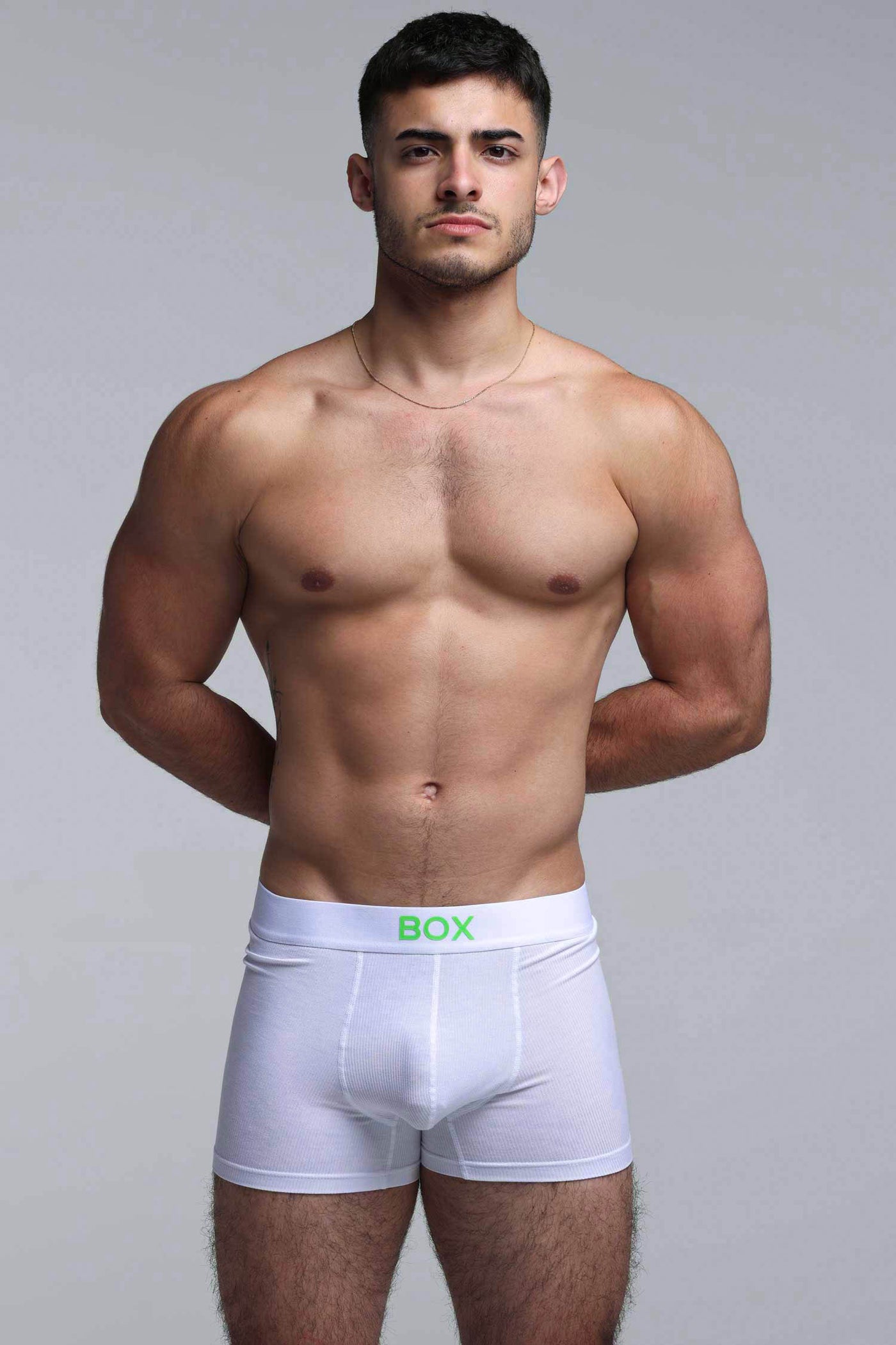 Colour Pop Boxers - White & Green