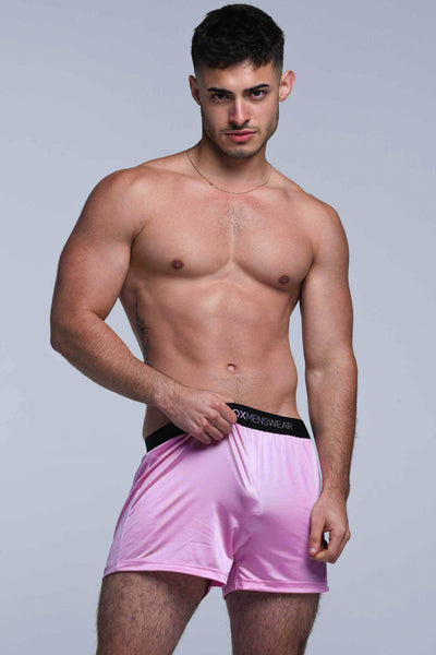Satin Boxers - Pink Tease