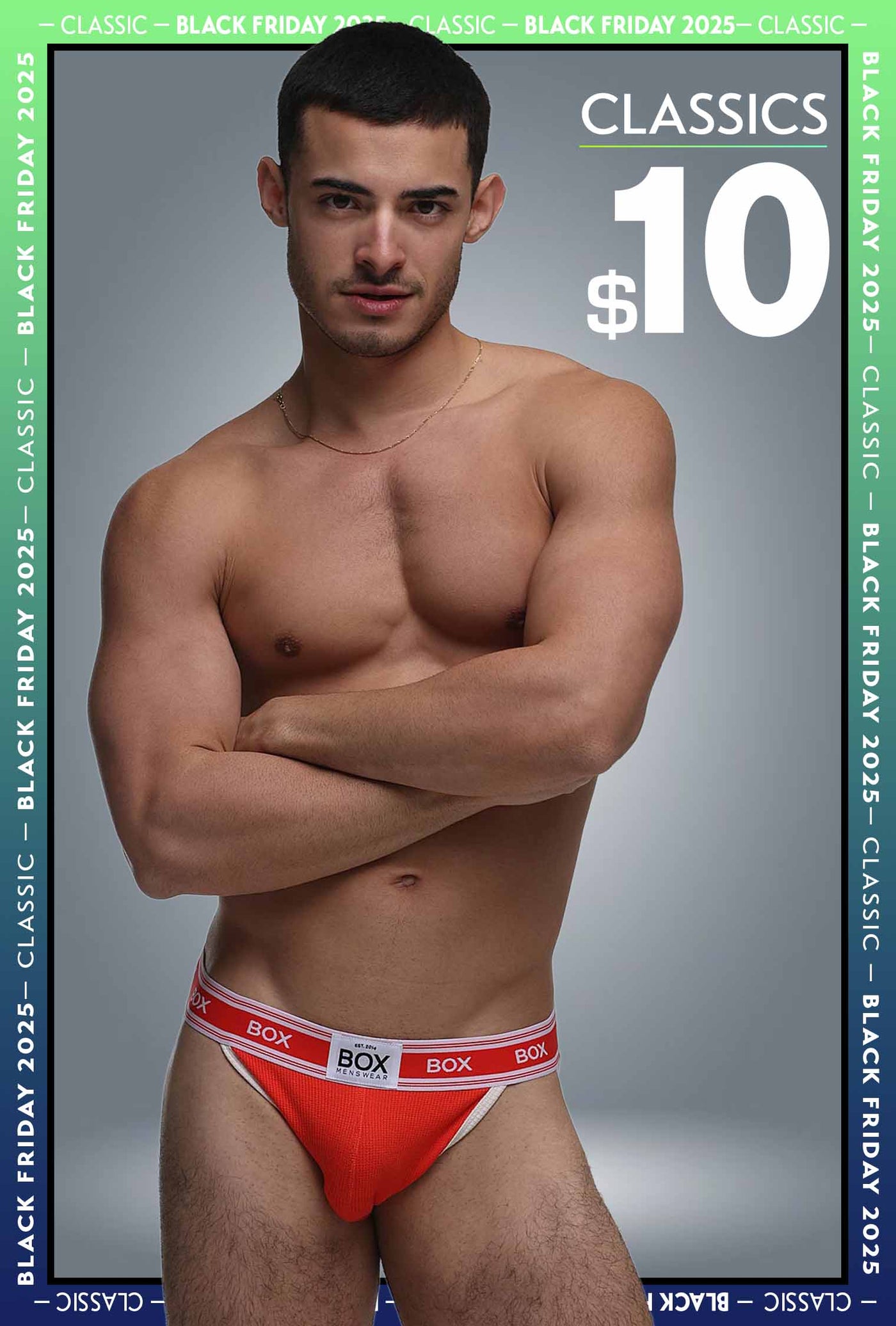 '90s Knit Jockstrap - Racer Red