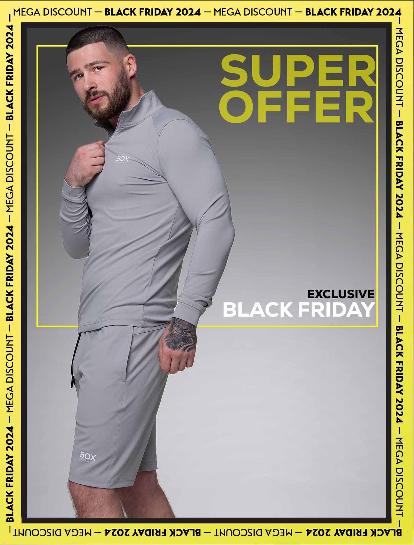 Active Panelled 1/4 Zip Jacket - Grey