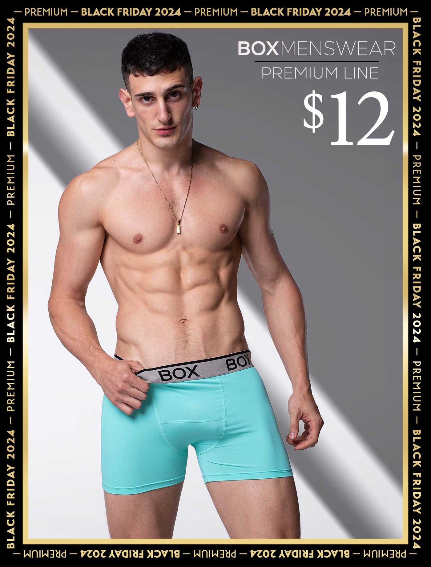 Mens Sports Boxers - Aqua Agility