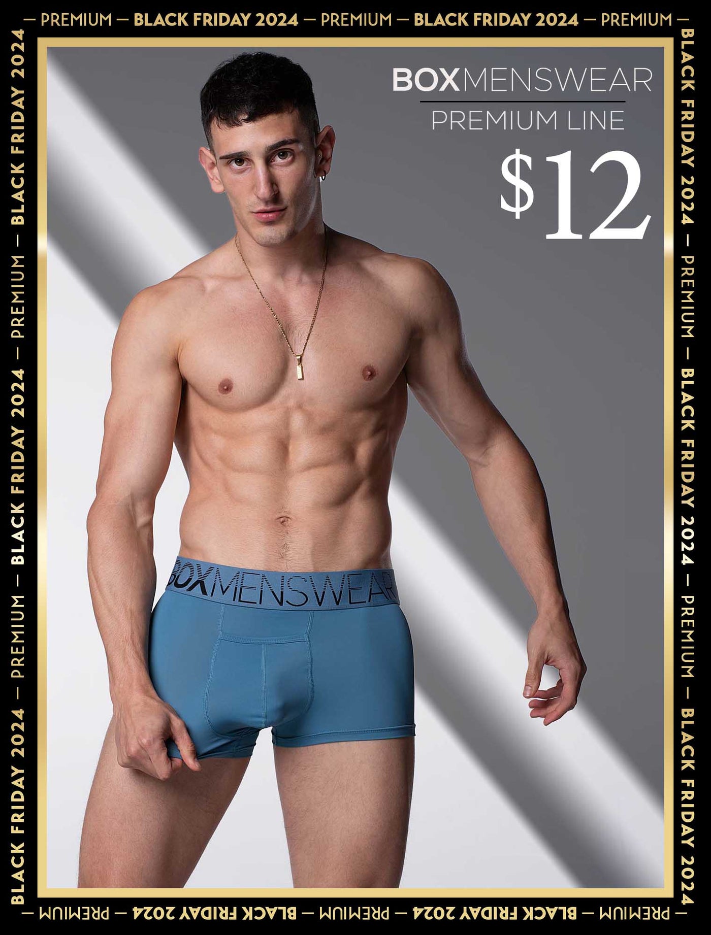 Mens Arched Keyhole Boxers - Oceanic Odyssey