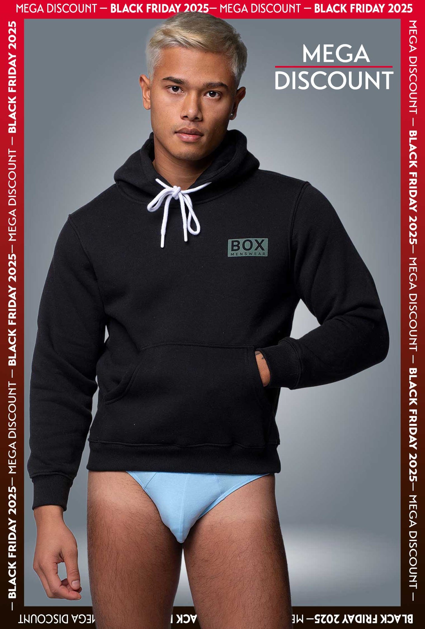 Mens Hoodie - Black