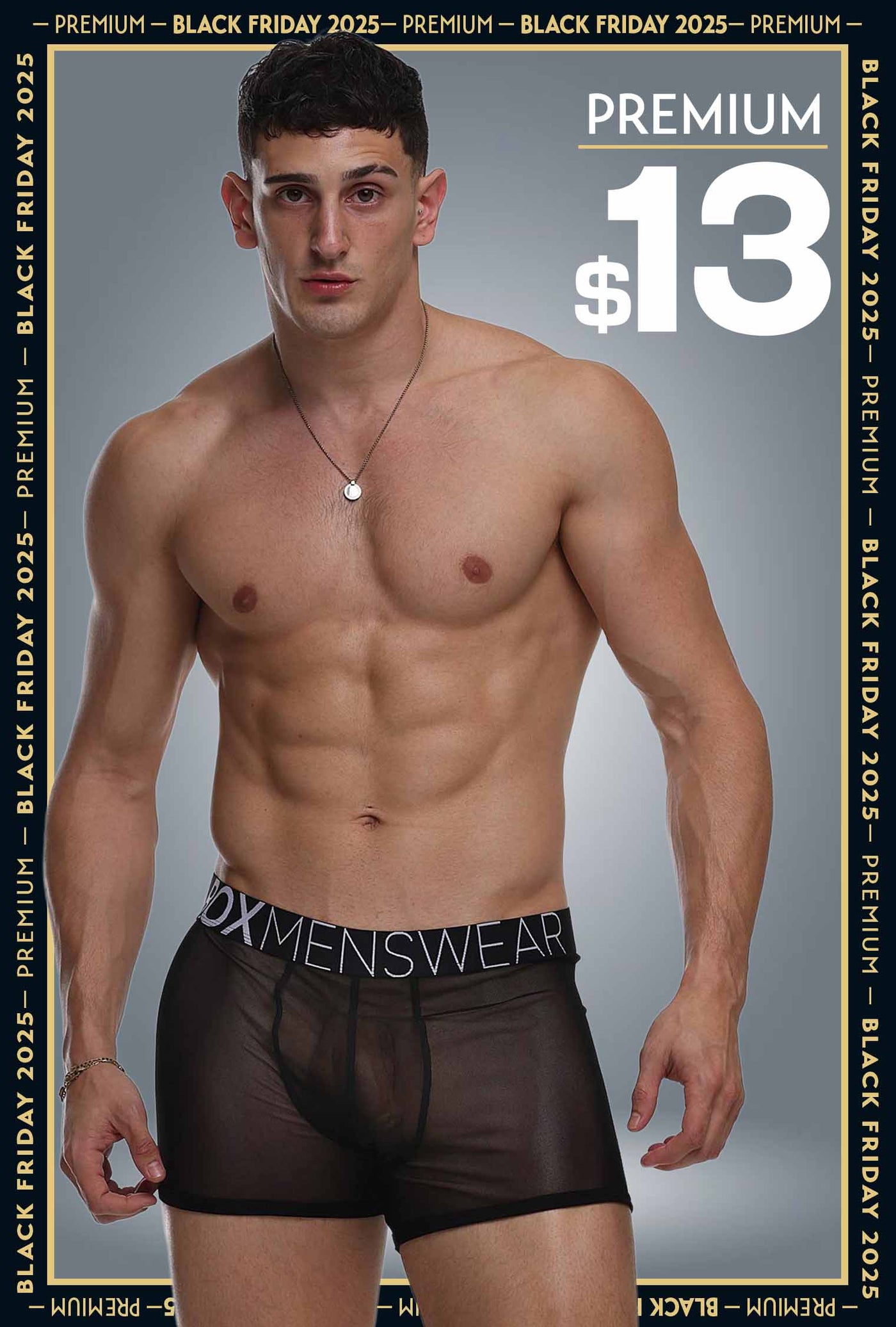 All Over Mesh Boxers - Black