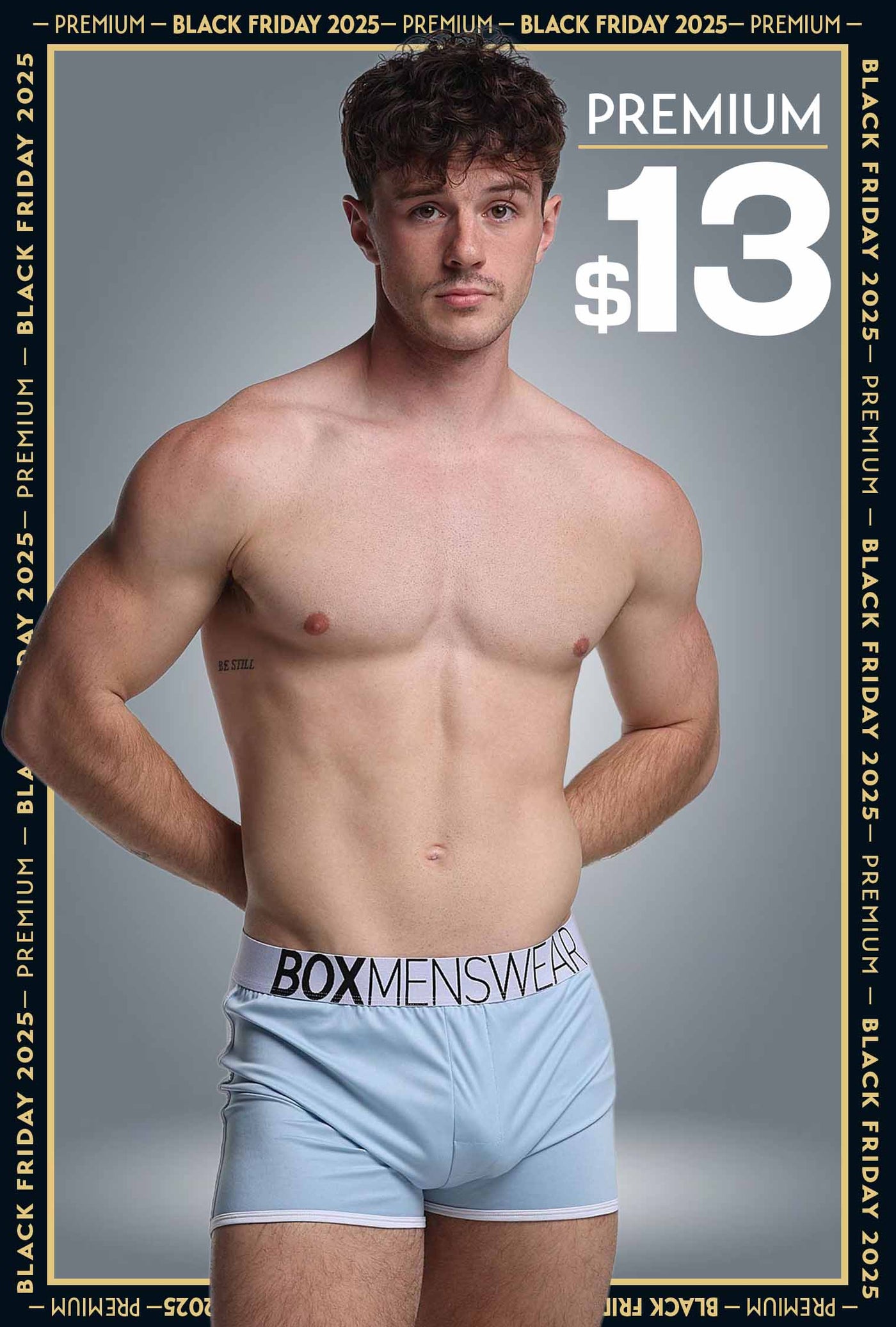 Mens Sports Loose Fit Boxers - Blue Collar