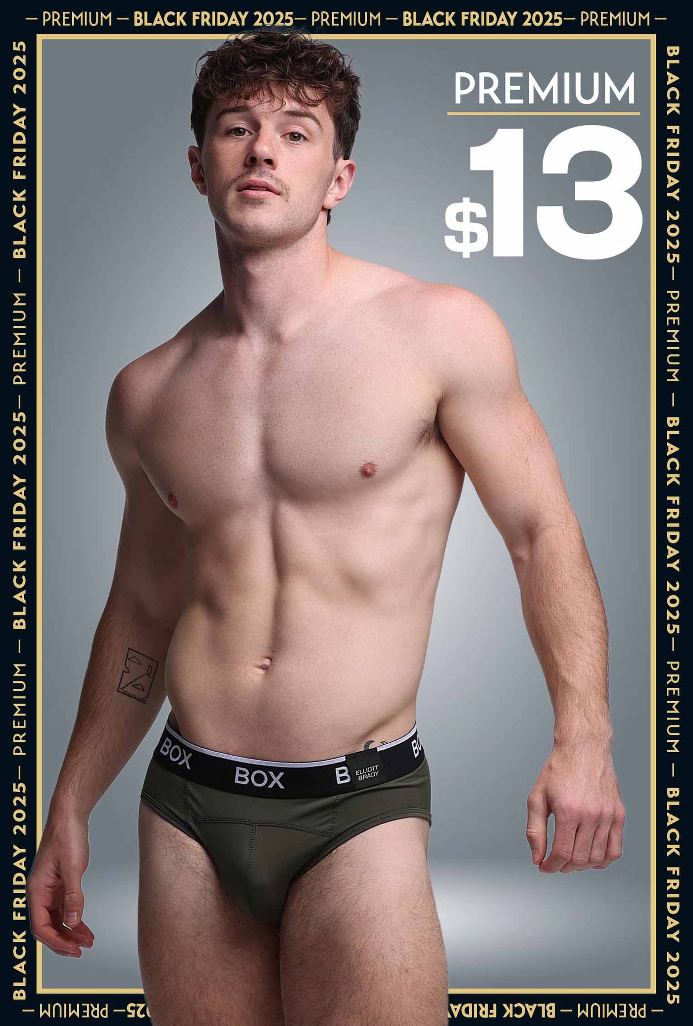 Box x Elliott: Elite Briefs - Chic Khaki