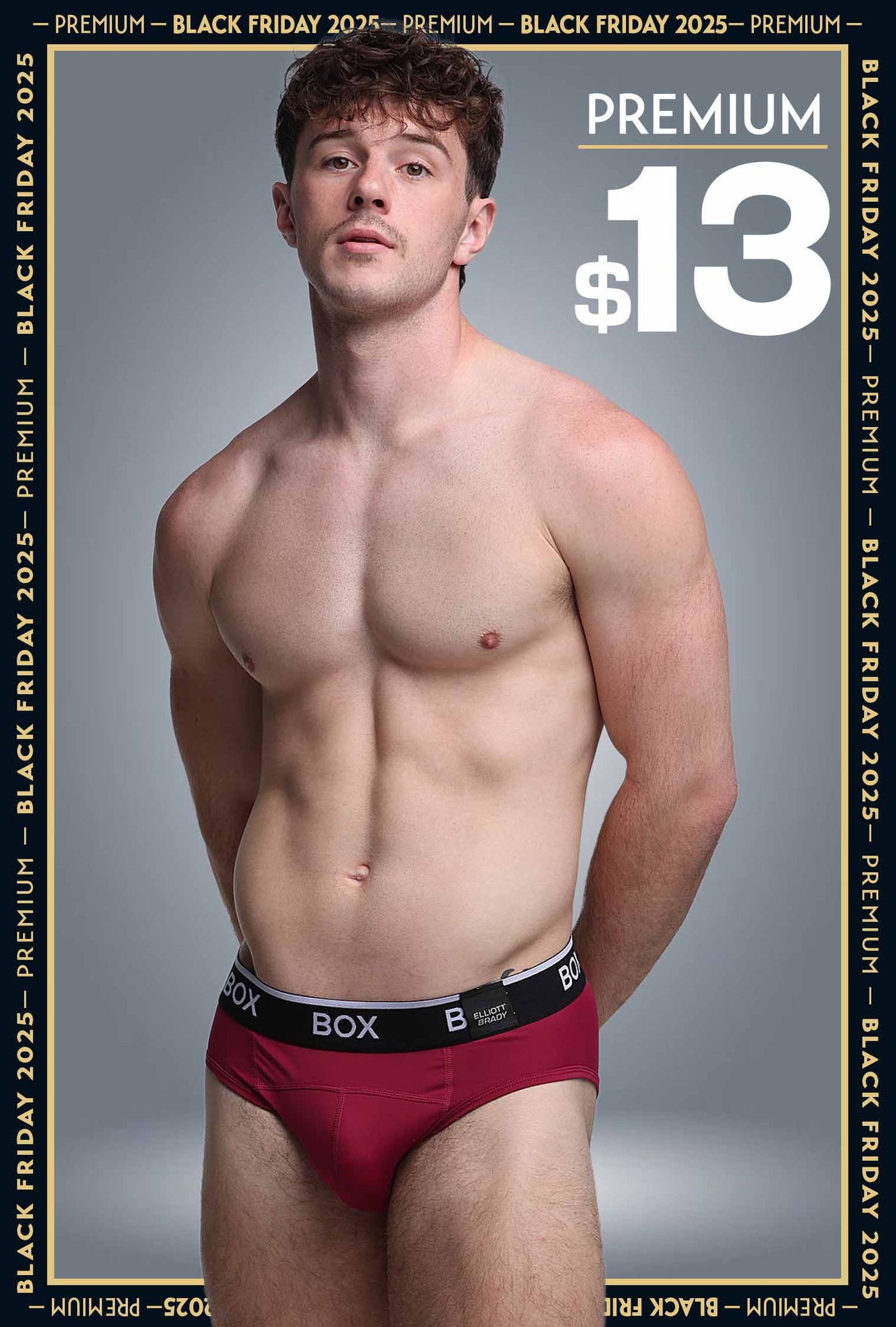 Box x Elliott: Elite Briefs - Rich Burgundy