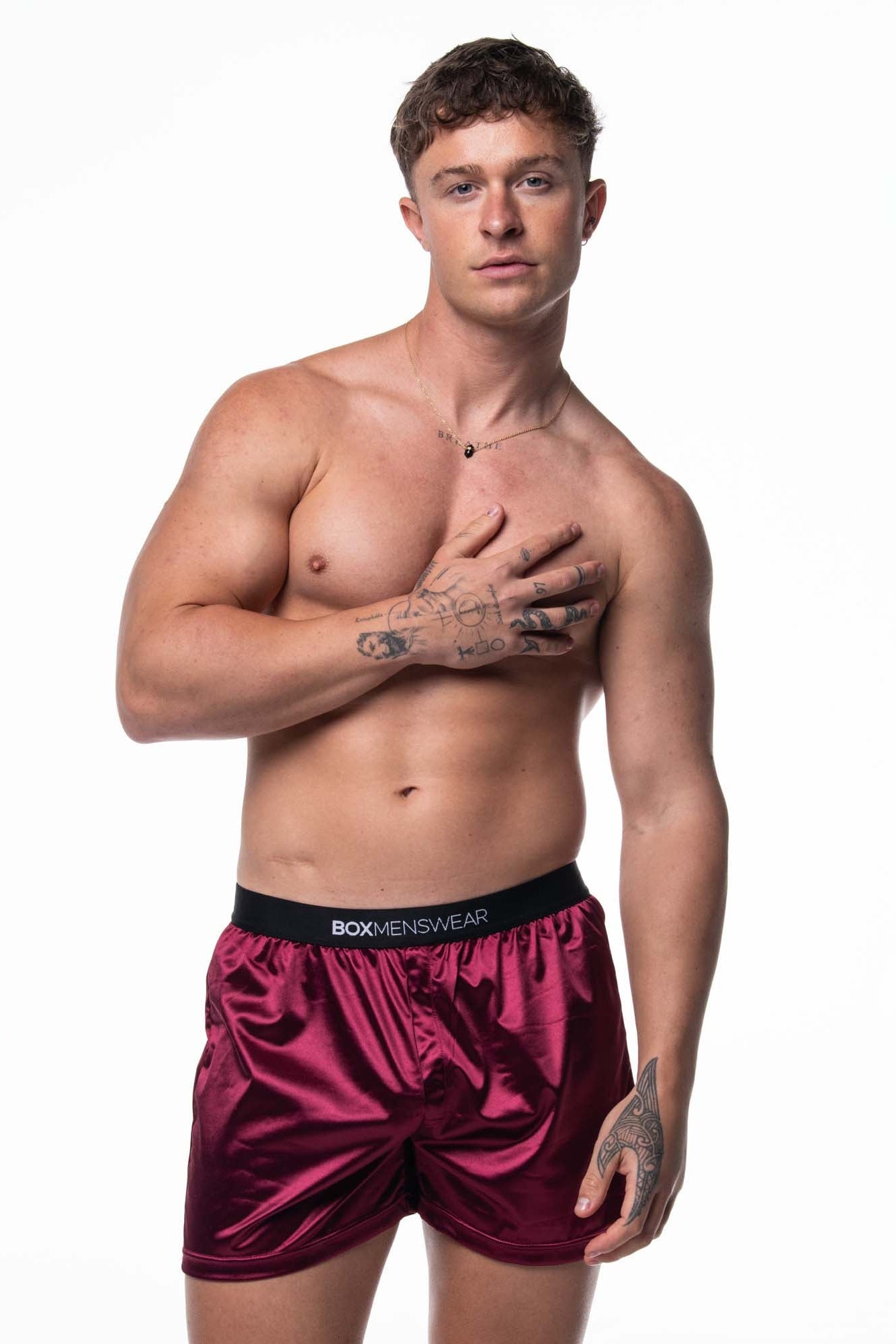 Silk Decline Boxer Shorts - Champagne Lux - boxmenswear - {{variant_title}}