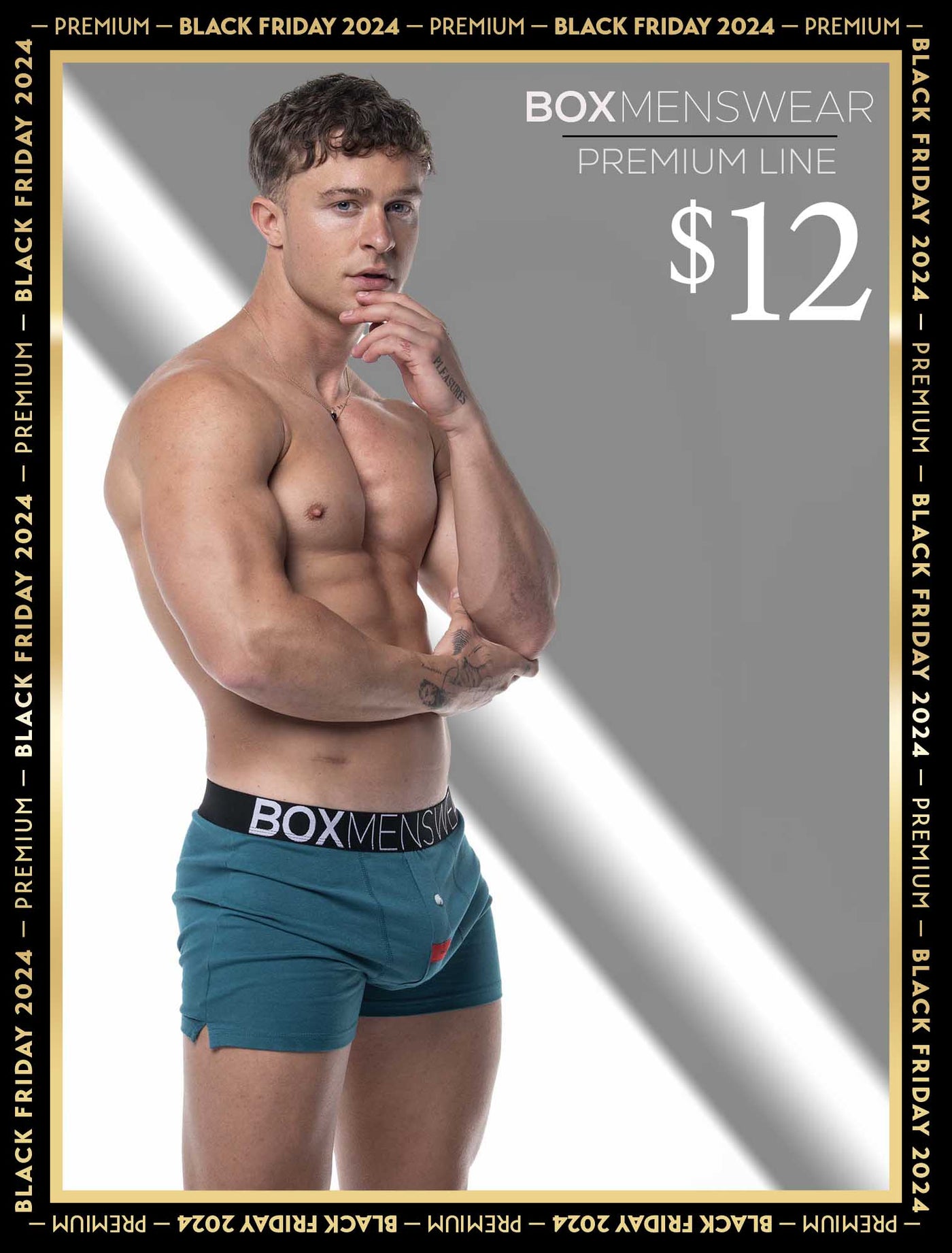 Button-up Boxers - Tease Me Teal