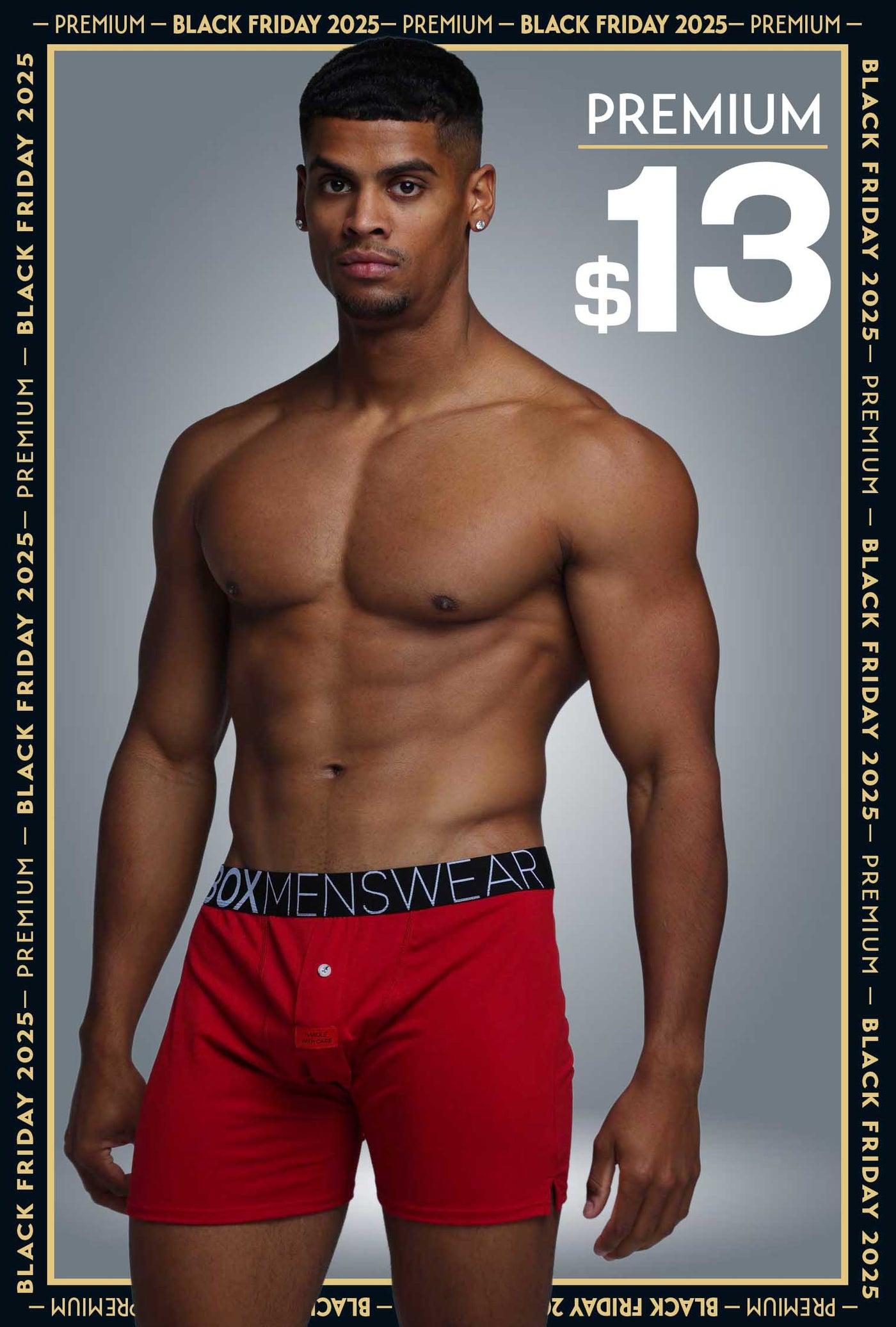 Button-up Boxers - Rouge Moi