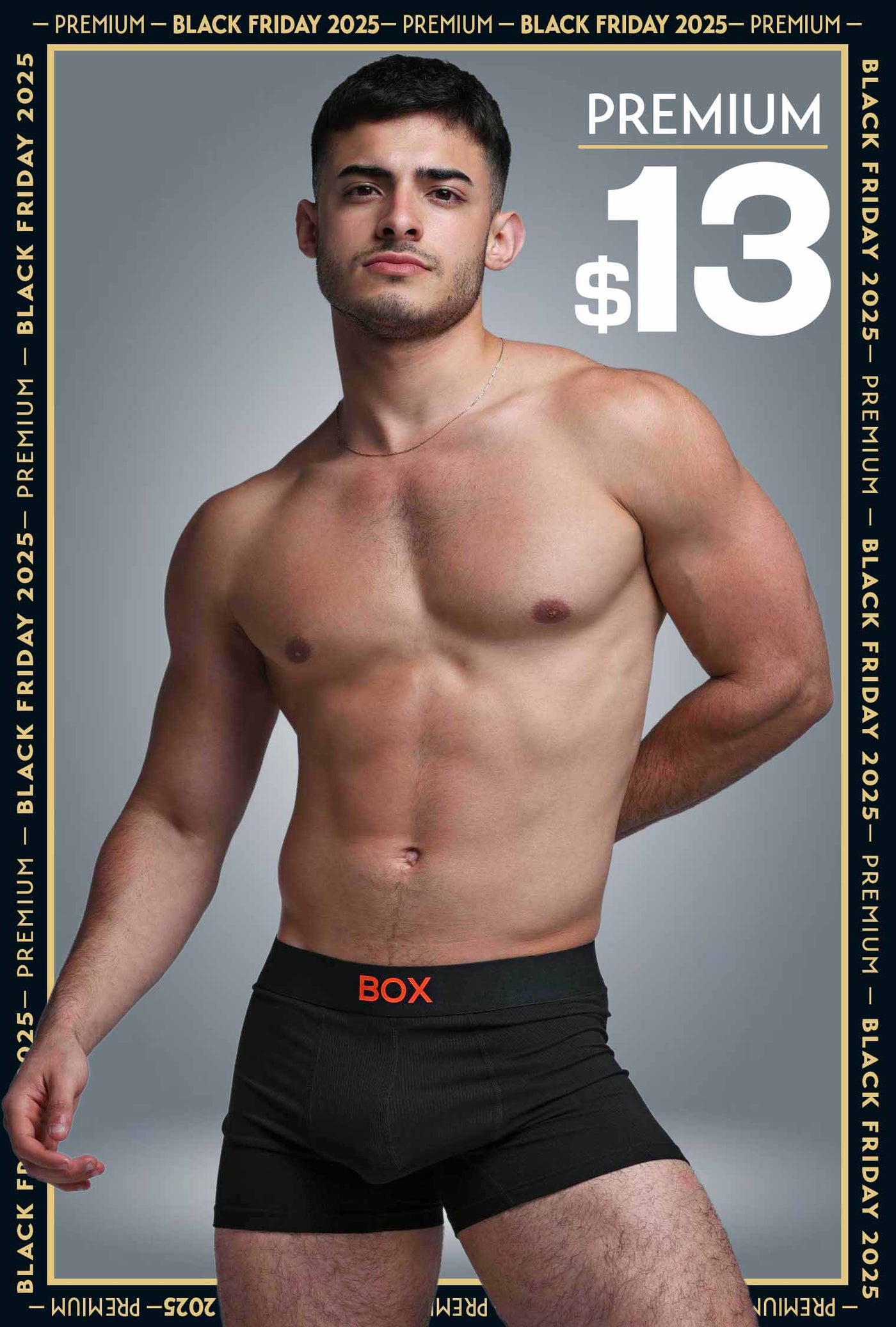 Colour Pop Boxers - Black & Orange
