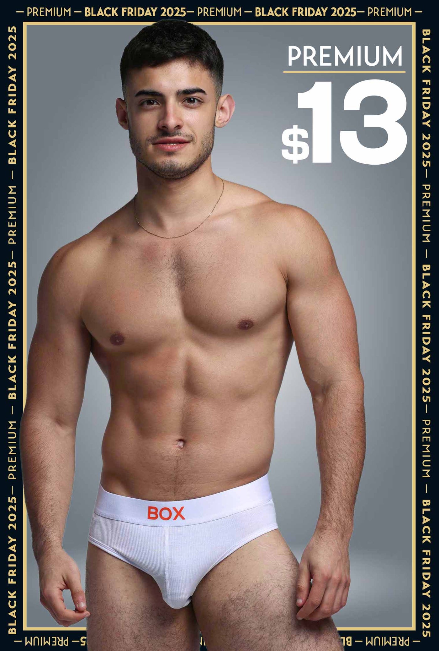 Colour Pop Briefs - White & Orange