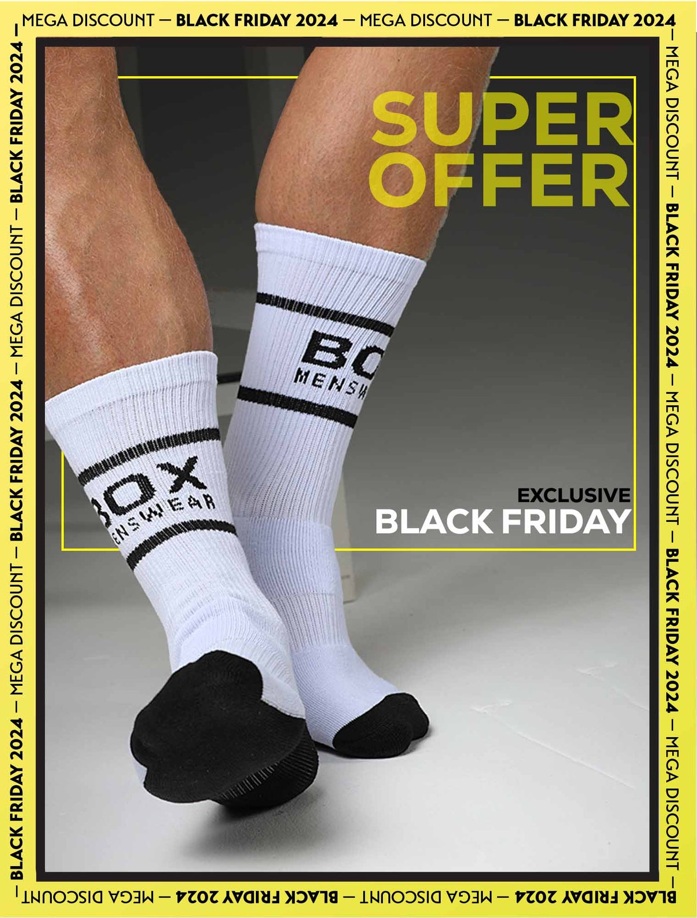 Bright White Lux Sports Socks