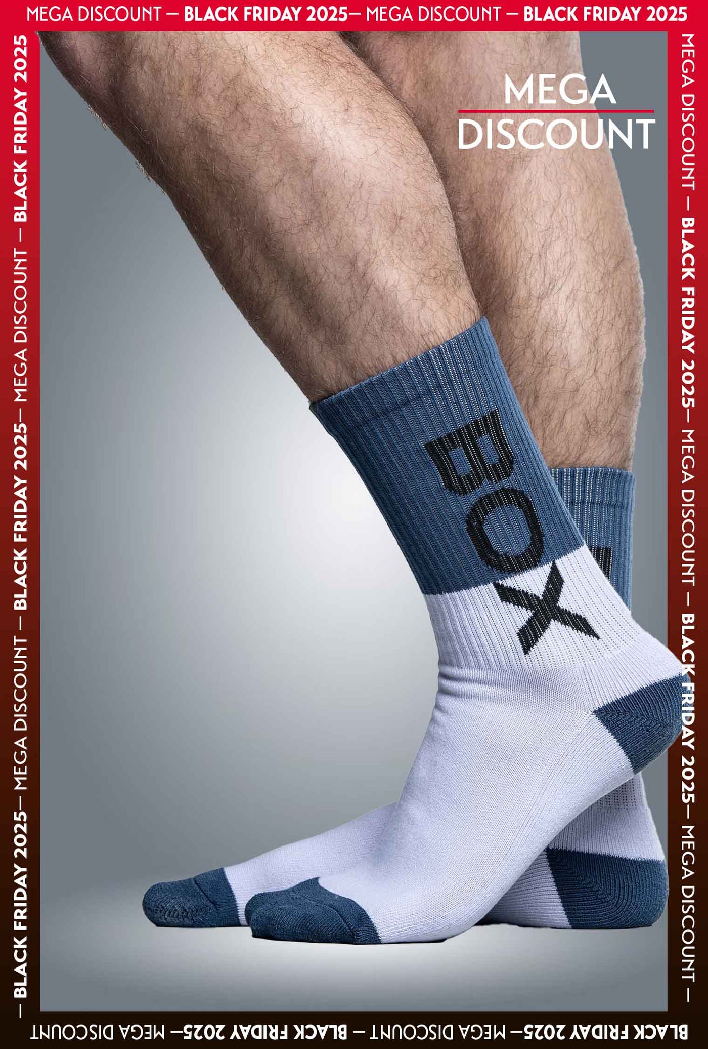 Box Sports Socks - Teal Colour Block