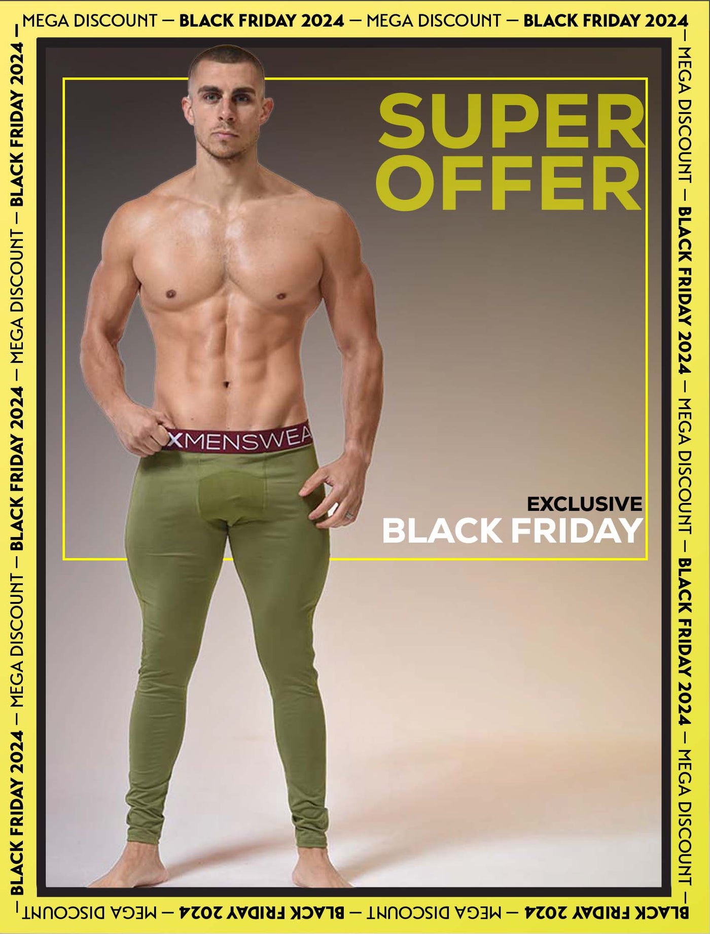 Compression Leggings - Military Green