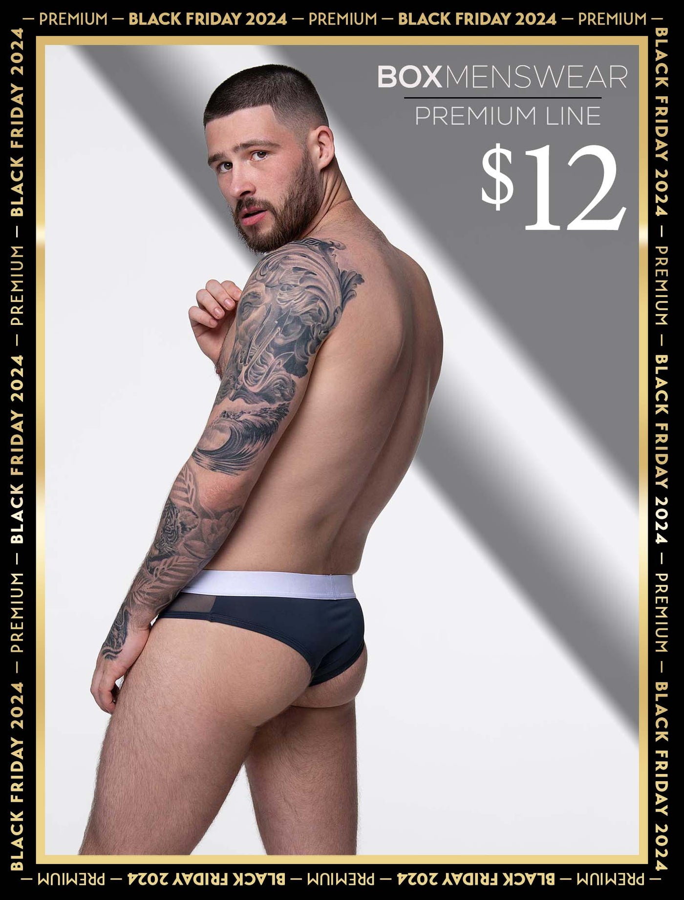 Mens Curved Mesh Thongs - Navy