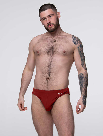 Swimming Trunks - Burgundy