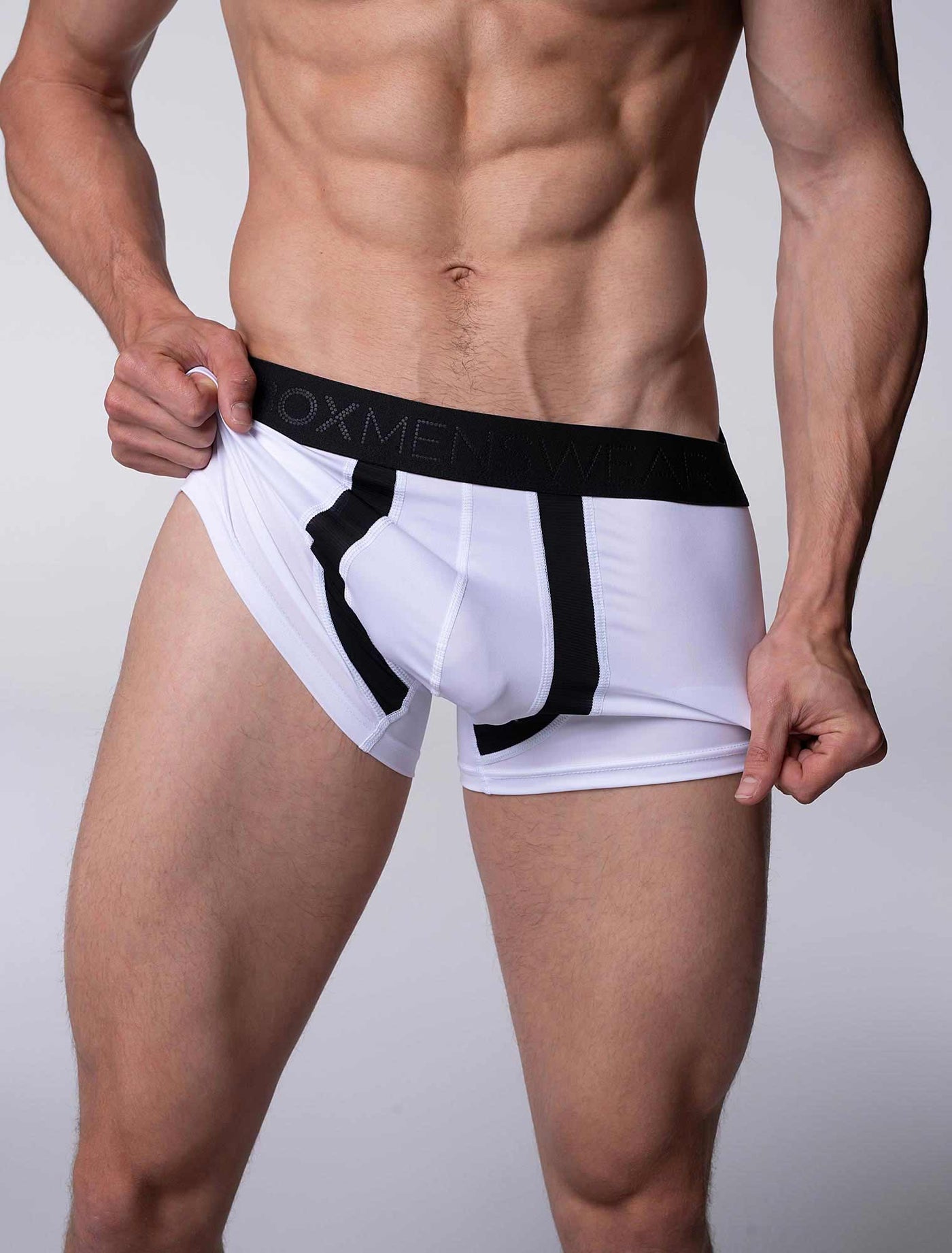 Motion Mesh Boxers - White