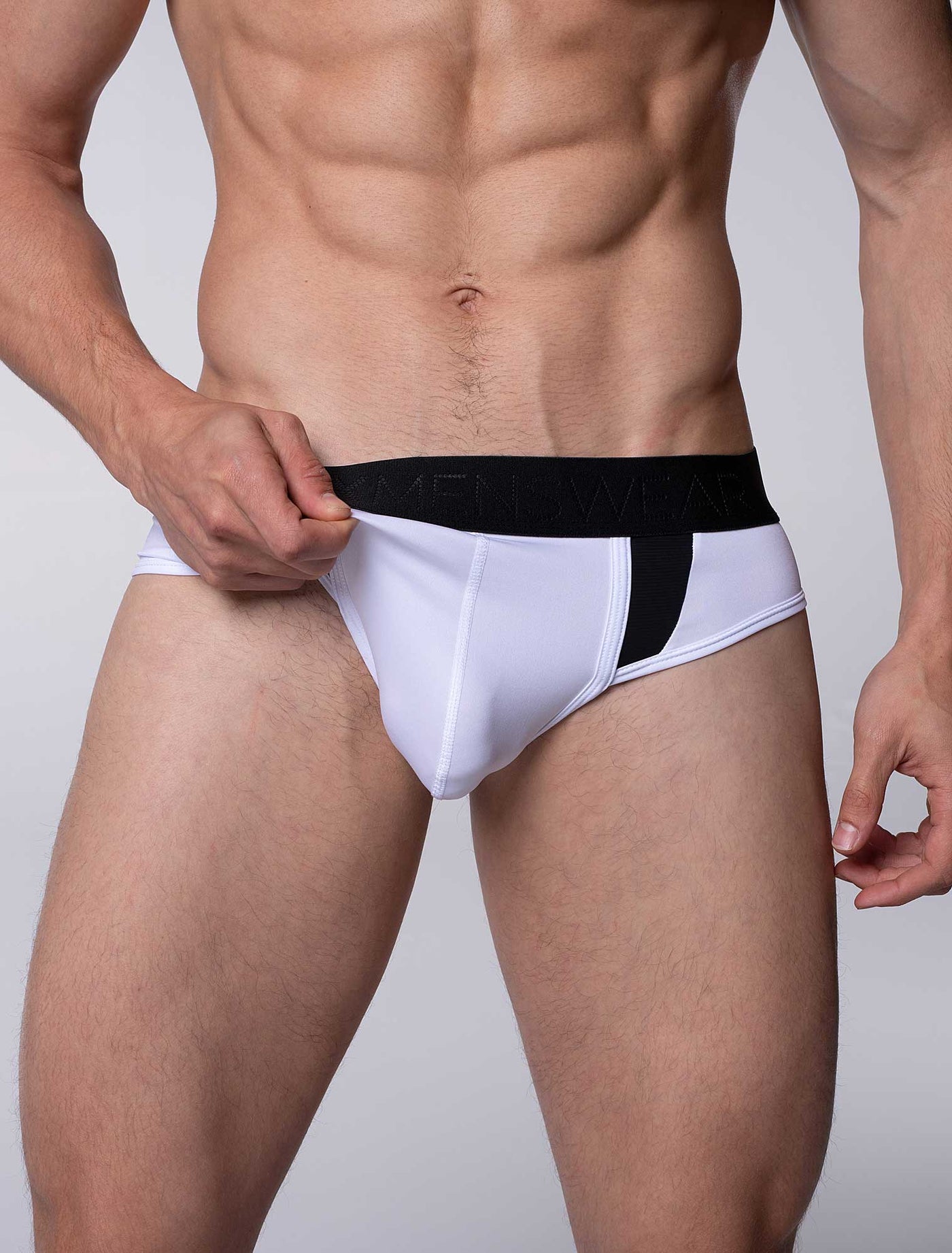 Motion Mesh Briefs - White