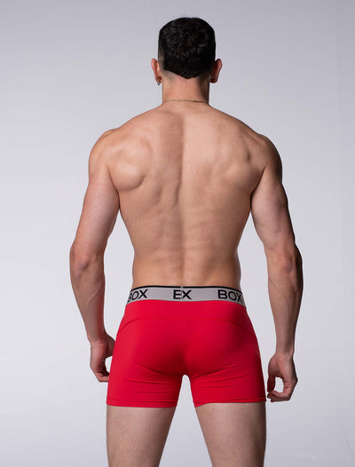 Mens Sports Boxers - Red Ignition