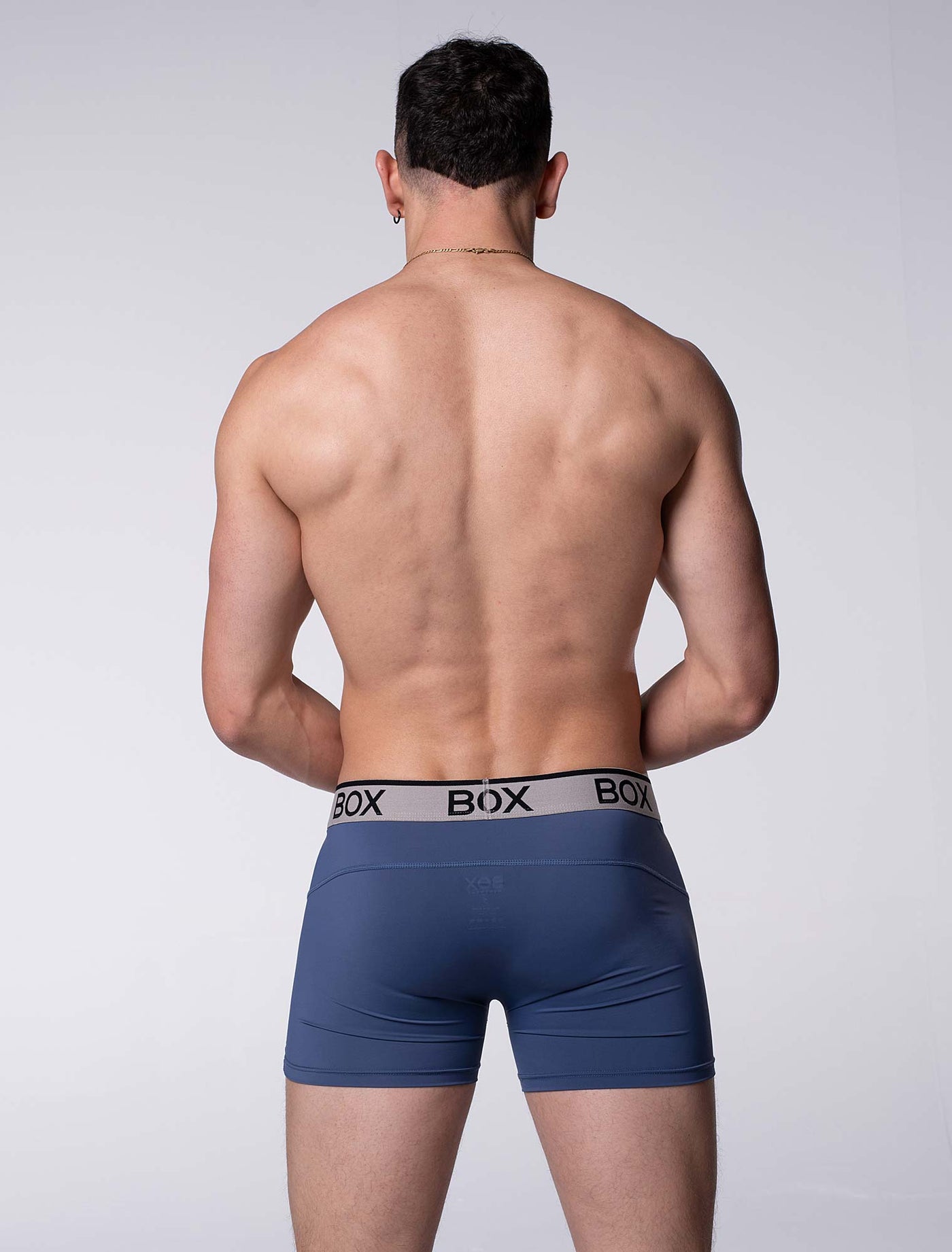 Mens Sports Boxers - Velocity Blue