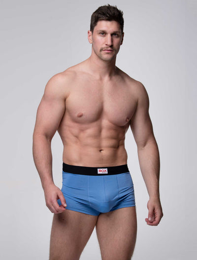 Marl Moment Boxers - Platinum Blue