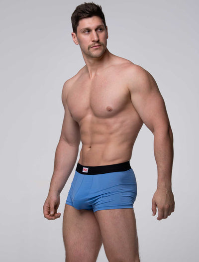 Marl Moment Boxers - Platinum Blue