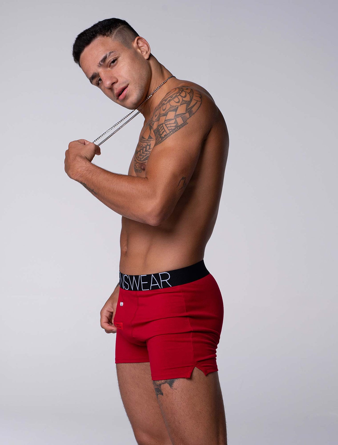 Button-up Boxers - Rouge Moi