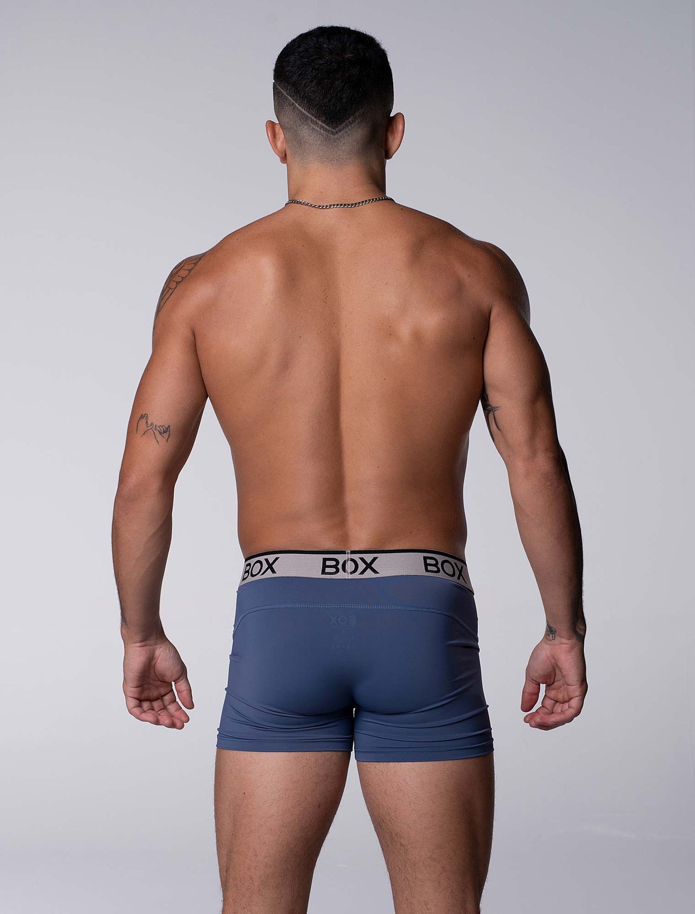 Mens Sports Boxers - Velocity Blue